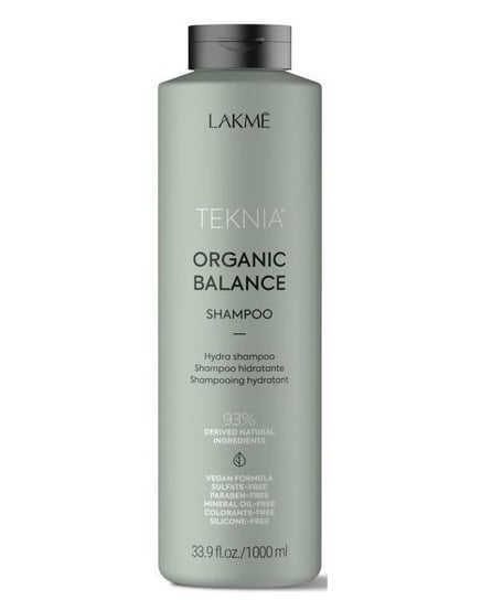 Lakme Teknia Organic Balance Vegan Formula Shampoo, Szampon Nawilżający na Codzień, 1000ml Lakme