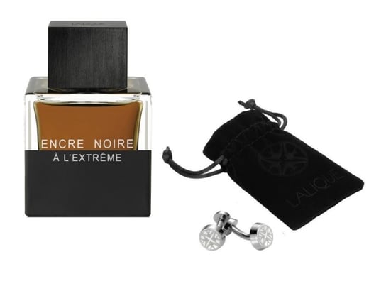 Lalique, Encre Noir A L'Extreme Pour Homme, woda perfumowana, 50 ml + spinki do mankietów Lalique
