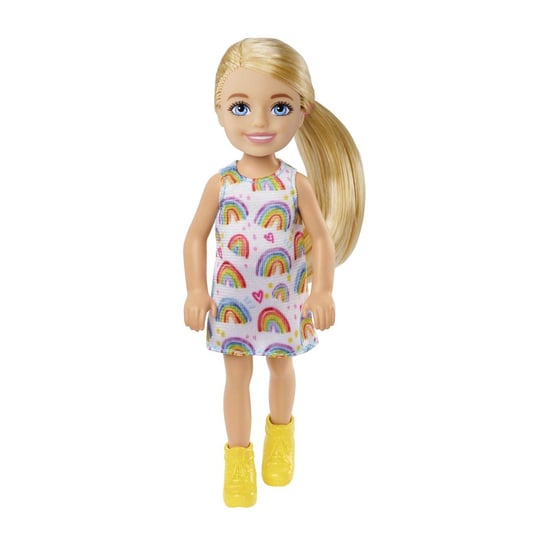 Lalka Barbie, Chelsea i przyjaciele, Sukienka w tęczę Mattel