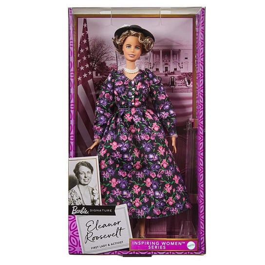 Lalka Barbie kolekcjonerska Eleanor Roosevelt Mattel