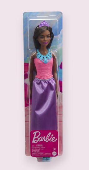 Lalka Barbie Księżniczka Fioletowa Sukienka Hgr02 Barbie