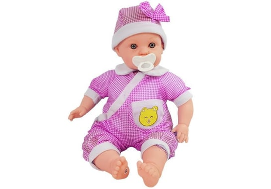 Lalka Bobas 45 cm Różowe Ubran Lean Toys