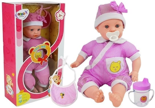 Lalka Bobas 45 cm Różowe Ubranie Lean Toys
