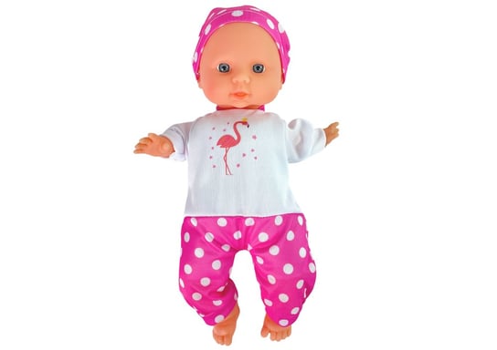Lalka Bobas Różowa Piżama w Kr Lean Toys