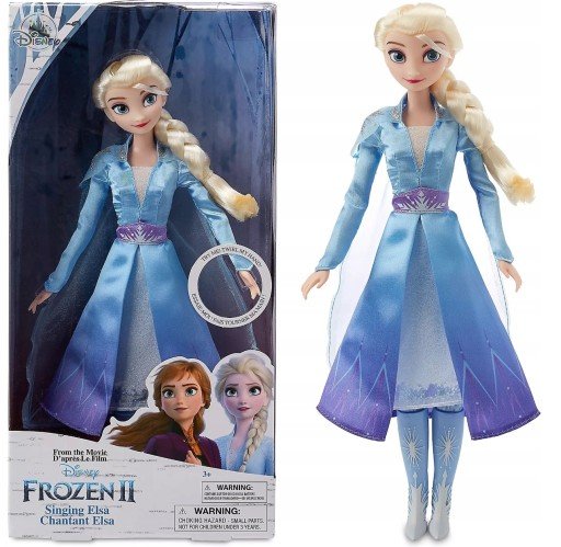 Lalka Elsa śpiewająca Kraina Lodu FROZEN II Prezent dla dziewczynki Inna marka