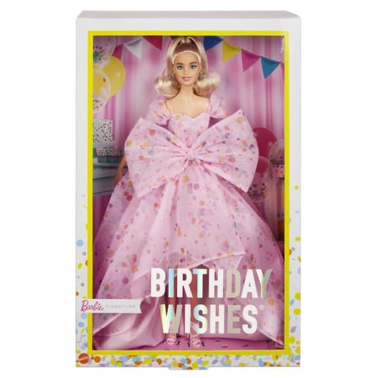 Lalka kolekcjonerska Barbie Urodzinowe życzenia Mattel
