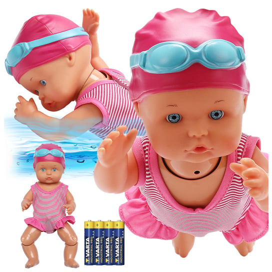 Lalka Pływająca Do Wody Bobas Do Kąpieli Pływaczka X203Z elektrostator