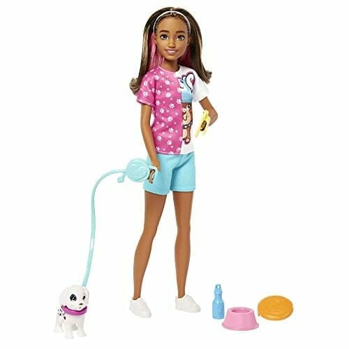 "Lalka Skipper I Opiekunka Do Psów Barbie Hkd77 - Zabawki Dla Lalek 3+" Barbie