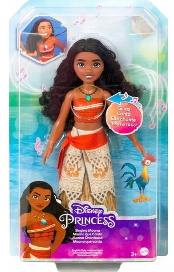 Lalka Vaiana Skarb oceanu Mattel 27 cm Śpiewająca Moana Disney Princess Księżniczki Disneya