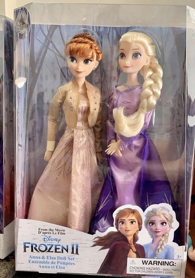 Lalki Elsa i Anna Kraina Lodu FROZEN II oryginalne lalki marki DISNEY 30 cm Inna marka