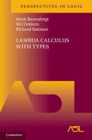 Lambda Calculus with Types Henk Barendregt