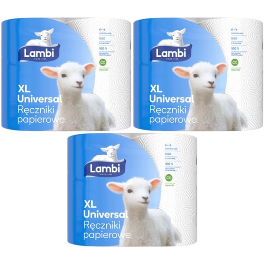 Lambi Universal Xl Ręcznik Papierowy 6 Rolek Lambi