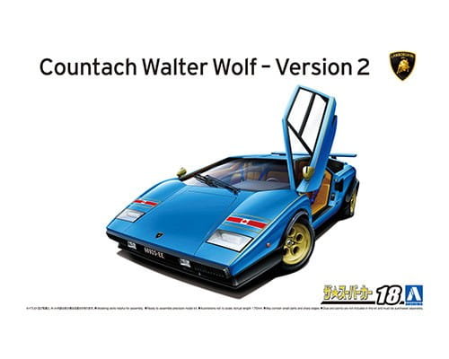 Lamborghini Countach WOLF  Ver.2 '76 1:24 Aoshima 063835 Inny producent