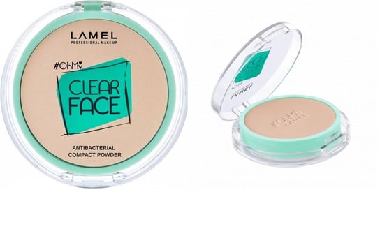 Lamel, Ohmy Clear Face Puder Kompaktowy Antybakteryjny Nr 401, 6 G Lamel