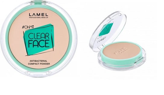 Lamel, Ohmy Clear Face Puder Kompaktowy Antybakteryjny Nr 403, 6 G Lamel
