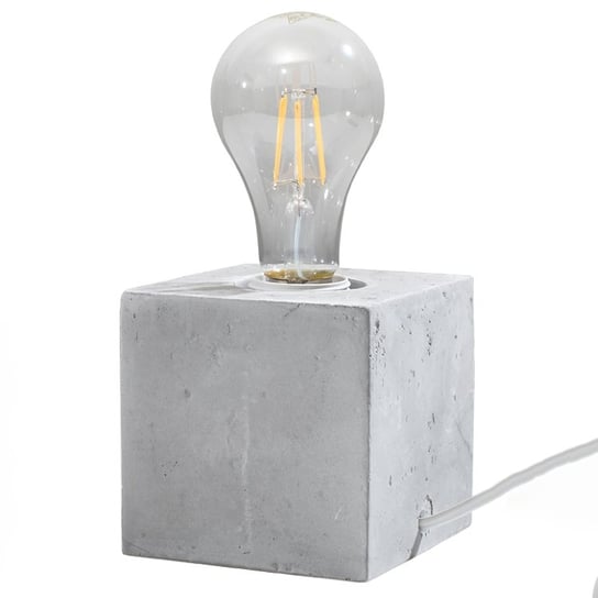 Lampa biurkowa ARIZ beton industrialny kwadrat rozproszone światło SL.0683 Sollux Lighting Sollux Lighting