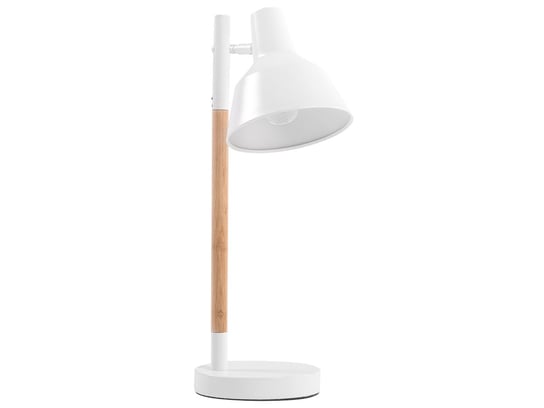 Lampa biurkowa BELIANI Aldan, E27, biała, 53 cm Beliani