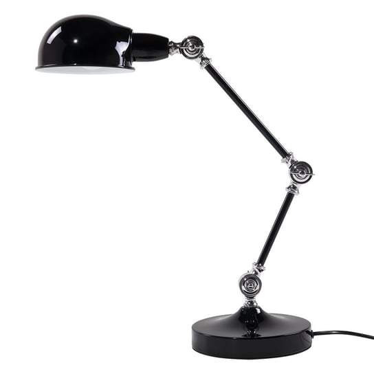 Lampa biurkowa BELIANI Cabris, E27, czarna, 47 cm Beliani