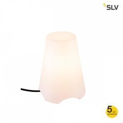 Lampa biurkowa do zastosowania na zewnątrz KIROCONE E27 230V IP44 biały Spotline SLV