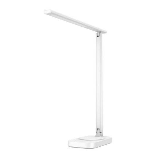 Lampa biurkowa LED BASEUS Desk Lamp + Wireless Charger, biała Baseus