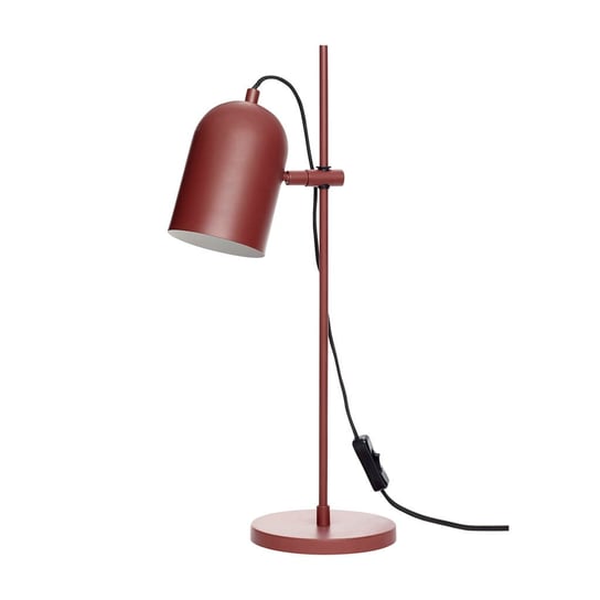 Lampa biurkowa metalowa czerwona 50cm HUBSCH Hübsch