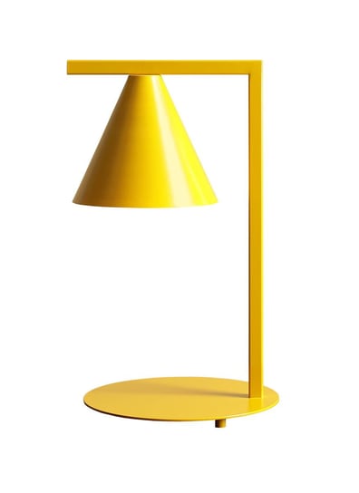 Lampa biurkowa modern żółta z podstawką Aldex FORM 1108B14 Aldex