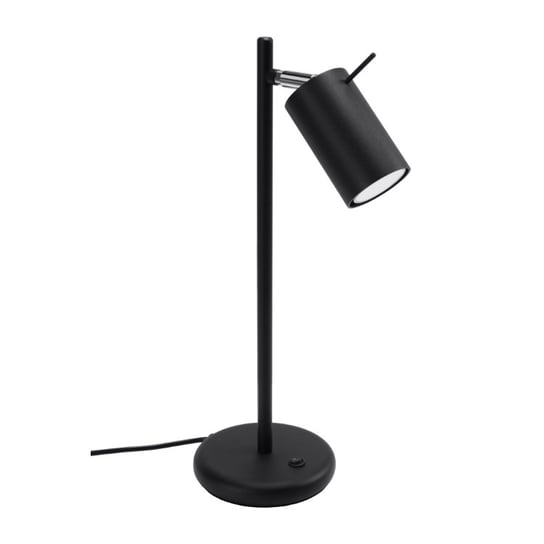 Lampa biurkowa RING czarna nowoczesny tuba ruchomy klosz, włącznik SL.1091 Sollux Lighting Sollux Lighting