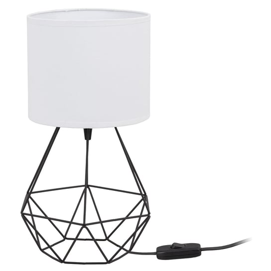 Lampa biurkowa stołowa NOCNA LOFT ABAŻUR biały Tornado