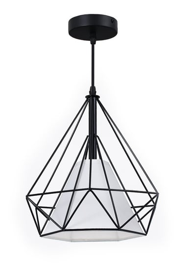 Lampa czarno-biała w stylu loft geometryczna 61-226 Sofer