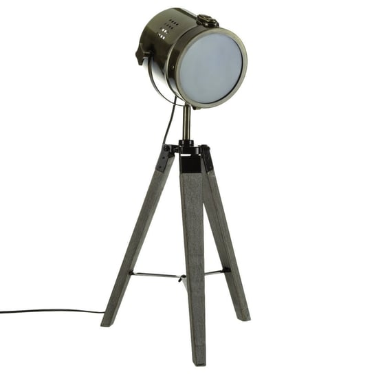 Lampa dekoracyjna metalowa na trzech nóżkach, 68 cm, brązowa Atmosphera
