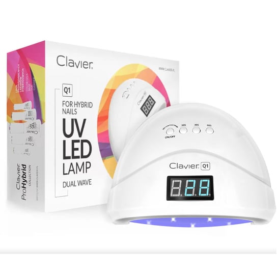 Lampa do paznokci Clavier LED + UV-Q1 48W, biała Clavier