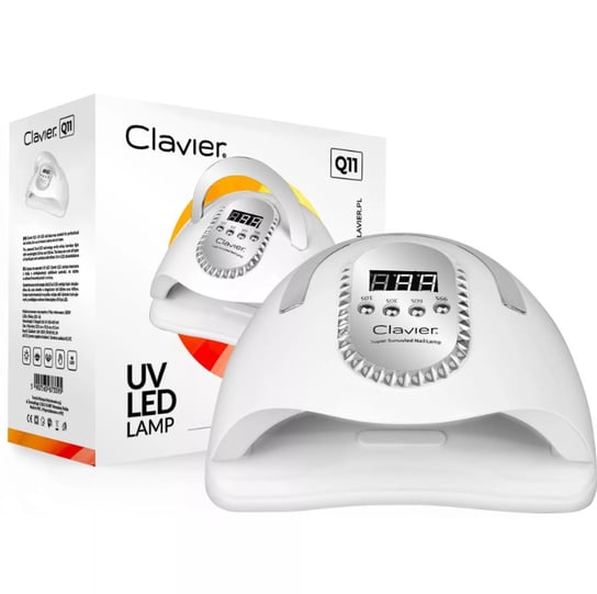 Lampa do paznokci Clavier LED + UV-Q11 280W, biała Clavier