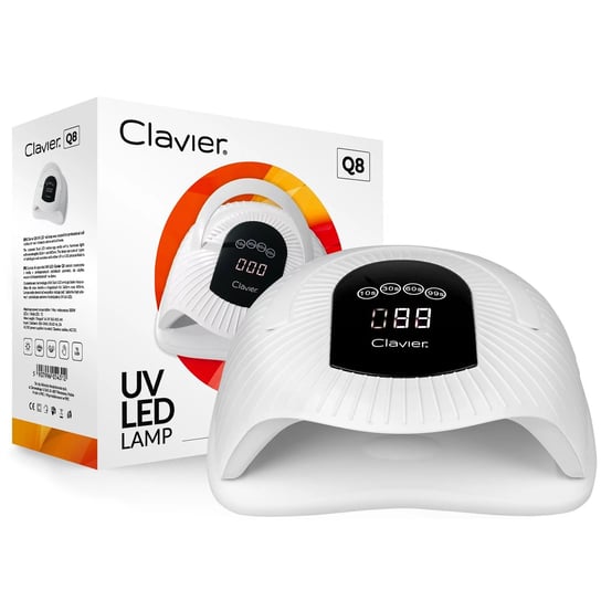 Lampa do paznokci Clavier LED + UV-Q8 220W, biała Clavier