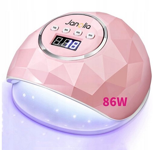 Lampa Do Paznokci Janolia Uv Led 86W Kolor Różowy (5693) brak danych