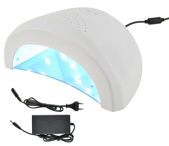 Lampa do paznokci UV Dual LED ISO TRADE, biała, 48W ISO TRADE