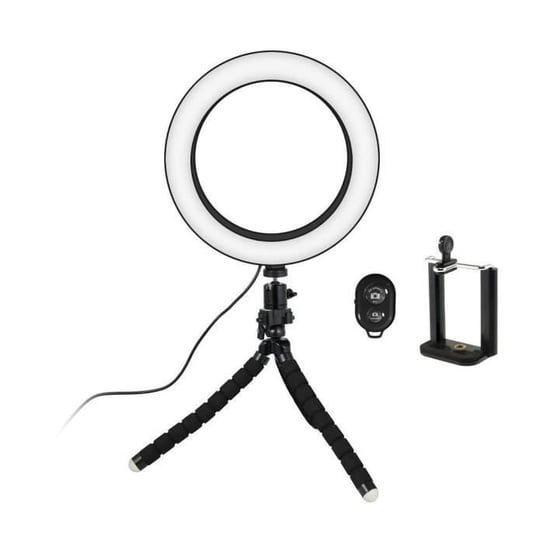 Lampa do selfie/lampa pierścieniowa (20 cm) z formowanym statywem Inna marka