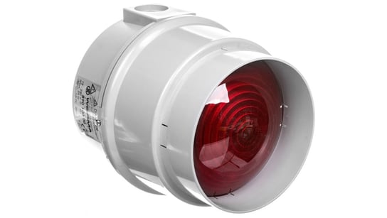 Lampa do sygnalizacji świetlnej czerwona 12-250V AC/DC IP65 890.100.00 WERMA