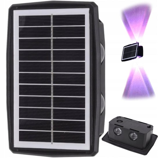 Lampa Elewacyjna Solarna Led Z Czujnikiem Zmierzchu Naścienna Kinkiet VERK GROUP