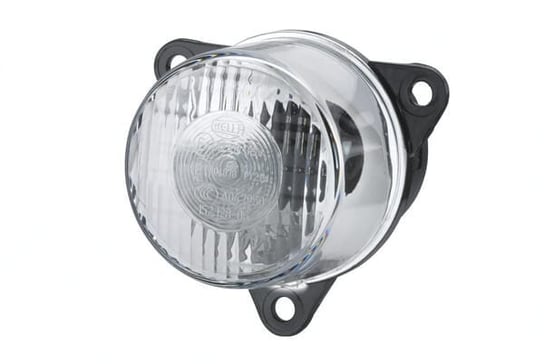 Lampa kierunkowskazu, 21W okrągła 12/24V pomarańczowa/przezroczysta Ă 55 mm Hella 2BA008221001 Hella