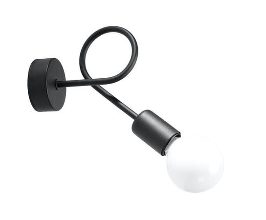 Lampa kinkiet SOLLUX Edison, czarny, 60 W Sollux Lighting