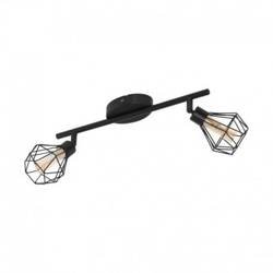 Lampa kinkiet ZAPATA 1 czarny bursztynowy 2x 3W 3000K G9/LED 32766  Eglo Eglo