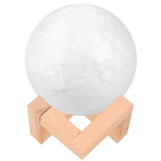 Lampa księżycowa ze wspornikiem - 3D - biała Inna marka