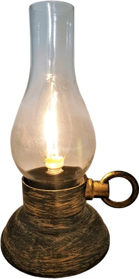 Lampa lampka naftowa na baterie nocna złota AAA CORTINA