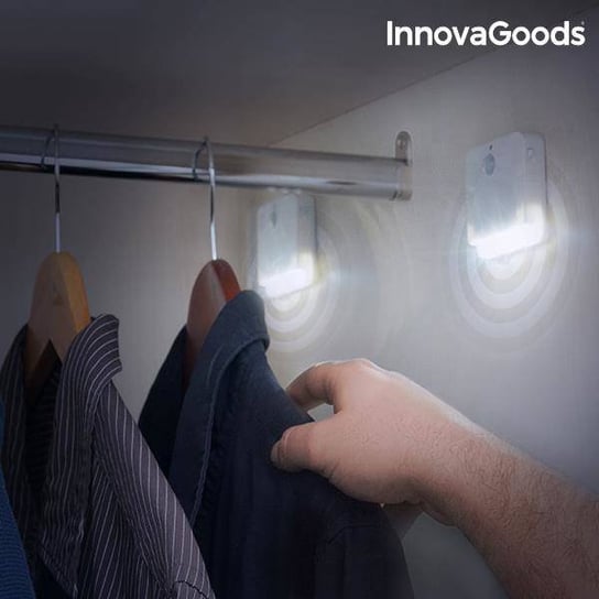 Lampa LED z czujnikiem ruchu InnovaGoods (2 sztuki) InnovaGoods