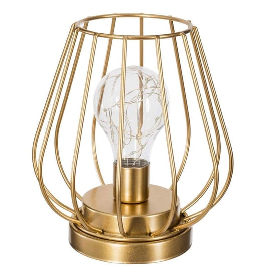 Lampa LED z żarówką dekoracyjną, 17 cm, złoty Atmosphera