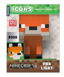 Lampa Minecraft Lis Lisek lampka nocna stojąca na baterie 11 cm Paladone