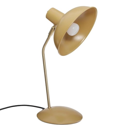 Lampa na biurko ATMOSPHERA Celia, żółta, 21x38 cm Atmosphera