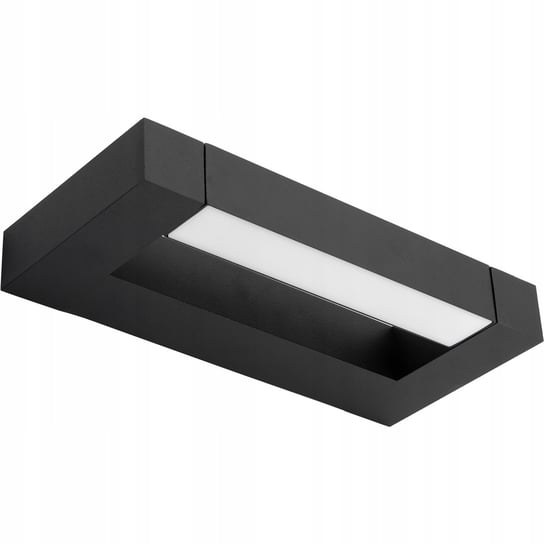 Lampa nad Lustro ASTER Kinkiet LED Łazienkowa Ścienna 2x4W 560lm Czarna Neutralna 30cm IP54 góra/dół 360° NNLED