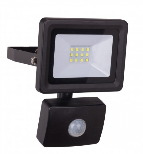 Lampa Naścienna Slim 10W Z Czujnikiem Ruchu Smd Led, Ip44 Dedra