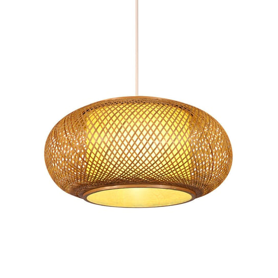 LAMPA NATURALNA BAMBUS BOHO 40 CM VINTAGE ITALHOUSE